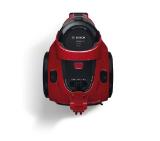 Bosch BGC05AAA2, Vacuum Cleaner, 700 W, Bagless type, 1.5 L, 78 dB(A), Energy efficiency class A, chili red/black