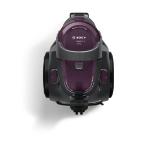 Bosch BGC05AAA1, Vacuum Cleaner, 700 W, Bagless type, 1.5 L, 78 dB(A), Energy efficiency class A, purple/stone gray