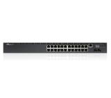 Dell Networking N2024P L2 POE+ 24x 1GbE + 2x 10GbE SFP+ fixed ports Stacking IO to PSU air AC