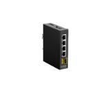 D-Link 5 Port Unmanaged Switch with 4 x 10/100/1000BaseT(X) ports & 1 x 100/1000BaseSFP ports
