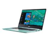 Acer Swift 1 Ultrabook, SF114-32-P8B9, Intel Pentium N5000 Quad (up to 2.70GHz, 4MB), 14" IPS FullHD (1920x1080) AG, HD Cam, 4GB DDR4, 128GB SSD, Intel HD Graphics 605, 802.11ac Intel, BT 4.0, Backlit KBD, MS Windows 10, Aqua Green