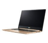 Acer Swift 1 Ultrabook, SF114-32-P64W, Intel Pentium N5000 Quad (up to 2.70GHz, 4MB), 14" IPS FullHD (1920x1080) AG, HD Cam, 4GB DDR4, 128GB SSD, Intel HD Graphics 605, 802.11ac Intel, BT 4.0, Backlit KBD, MS Windows 10, Luxury Gold