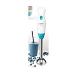 Bosch MSM2410DW, Blender CleverMixx Fun 400 W, Included transparent jug, White, dynamic blue