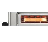 Bosch TAT7203, Toaster, Stainless steel, 860-1050 W,  Heating grille, Auto power off, Defrost and warm setting,  Black