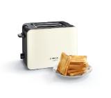 Bosch TAT6A117, Toaster, ComfortLine, 915-1090 W, Auto power off, Defrost and warm setting, Lifting high, Beige