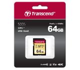 Transcend 64GB SD card UHS-I U3, MLC