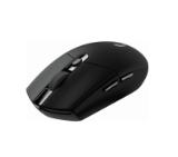 Logitech G305 Wireless Mouse, Lightsync RGB, Lightspeed Wireless, HERO 12K DPI Sensor, 400 IPS, 6 Programmable Buttons, Black