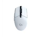 Logitech G305 Wireless Mouse, Lightsync RGB, Lightspeed Wireless, HERO 12K DPI Sensor, 400 IPS, 6 Programmable Buttons, White