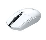 Logitech G305 Wireless Mouse, Lightsync RGB, Lightspeed Wireless, HERO 12K DPI Sensor, 400 IPS, 6 Programmable Buttons, White