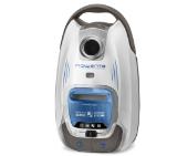 Rowenta RO6487EA, Silence Force WHITE & BLUE 4A+ - 550W- 66dB (64 dB silent position) - Multi-functions articulated tool, mini turbobrush, parquet brush - 4,5L