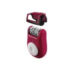 Rowenta EP1120F0, Easy Touch DARK Pink,  compact, 2 speeds, cleaning brush, beginner attachment, pouch