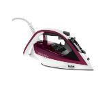 Tefal FV5605E0, Turbo Pro white and purple, 2600W - 0-50gr/mn - shot 190gr - durilium soleplate - calc collector - automatic steam - anti drip - auto off - water tank 300 ml