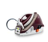 Tefal GV7810E0, Pro Express white and burgundy, fast heat up 2min - manual setting - 6,6 bars - 120g/min - steam boost 430g/min - airglide autoclean soleplate - removable water tank 1,6L - auto off - eco - calc collector - lock system