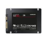 Samsung SSD 860 PRO 2TB Int. 2.5" SATA III, V-NAND 2-bit MLC, MJX Controller, 256-bit Encryption, Read 560 MB/s Write 530 MB/s, Cache Memory 2GB DDR4