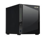 Asustor AS4004T, 4 Bay NAS, Marvell Armada A7020 Duad-Core, 2 GB DDR4, Gbe x2, 10G Base-T x1(RJ-45), WoL, System Sleep Mode