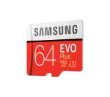 Samsung 64GB micro SD Card EVO+ with Adapter, Class10, Read 100MB/s - Write 60MB/s