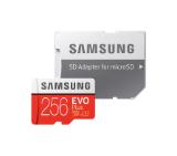 Samsung 256GB micro SD Card EVO+ with Adapter, Class10, Read 100MB/s - Write 90MB/s