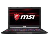 MSI GE63 Raider 8RE RGB, i7-8750H (up to 4.10GHz, 9MB), 15.6" (1920x1080) Anti-Glare, 120Hz, 3ms, 94% NTSC, GTX 1060 6GB GDDR5, 16GB DDR4 (2x8), 256GB SSD, 1TB HDD 7200rpm, Intel AC 9560, Per-Key RGB KBD, Black