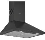 Bosch DWP64BC60, Chimney hood 60cm C, max 360 m3/h, 66 dB, Pyramidal design, black