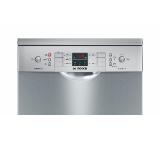 Bosch SPS45MI02E, Free-standing dishwasher 45cm A+, display, 3rd Vario drawer, 46dB, 9,5l, silver inox