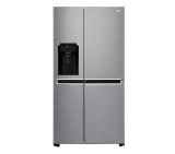 LG GSL760PZXV, Refrigerator, Side by Side, 601l (405/196), LED-display, Water dispenser, Ice dispenser, Inverter Linear Compressor, Total No Frost, Smart Diagnosis, Moist Balance Crisper, Energy Efficiency F, Platinum silver
