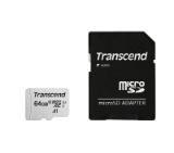 Transcend 64GB microSD w/ adapter UHS-I U1 A1