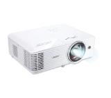 Acer Projector S1386WH, DLP, Short Throw, WXGA (1280x800), 3600 ANSI Lumens, 20000:1, 3D, HDMI, VGA, RCA, Audio in, Audio out, VGA out, DC Out (5V/1A, USB-A), Speaker 16W, Bluelight Shield, 3.1kg, White