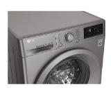 LG F4J5QN7S, Washing Machine, 7kg, 1400 rpm, LED Display, Inverter Direct Drive, A+++ -30%, NFC, Inox