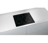 Bosch PKN651FP1E Electric cooktop, Glass-ceramic hob, 4 zones, 2 extension, 60 cm, Black