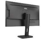 AOC 24P1, 23.8" Wide IPS LED, 5 ms, 1000:1, 50M:1 DCR, 250 cd/m2, FHD 1920x1080@60Hz, FlickerFree, Low Blue Light, Tilt, Height Adjust, Pivot, Swivel, USB, D-Sub, DVI, HDMI, DP, Headphone Out, 2Wx2, Black