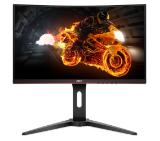 AOC Gaming C24G1, 23.6" Wide Curved MVA LED, 1 ms, 3000:1, 50M:1 DCR, 250 cd/m2, 1920x1080@144Hz, FreeSync, FlickerFree, Low Blue Light, Heigh Adjust, D-Sub, HDMI, DP, Headphone Out, Black/Red