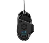 Logitech G502 Mouse, Lightsync RGB, HERO 25K DPI Sensor, 400 IPS, 5x3.6g Optional Weights, 11 Programmable Buttons, 114g, Black