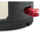 Bosch TWK6A017, Plastic kettle, ComfortLine, 2000-2400 W, 1.7 l, OneCup function, Beige