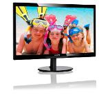 Philips 246V5LDSB, 24" Wide TN LED, 1 ms, 1000:1, 10M:1 DCR, 250 cd/m2, FHD 1920x1080@60Hz, Flicker-Free, D-Sub, DVI, HDMI, Black