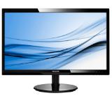 Philips 246V5LDSB, 24" Wide TN LED, 1 ms, 1000:1, 10M:1 DCR, 250 cd/m2, FHD 1920x1080@60Hz, Flicker-Free, D-Sub, DVI, HDMI, Black