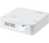 Acer Projector C202i, LED, FWVGA (854x480), 300 ANSI Lumens, 5000:1, HDMI/MHL x1, USB, WiFi, Headphone out, DC Out (5V/1A usb) x1, build-in battery, Ultra-light 350g, White