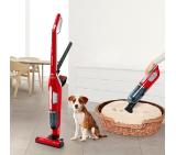 Bosch BBH3ZOO25, Wireless Vacuum Cleaner, 2 in 1, with built-in pet accessory, tornado red