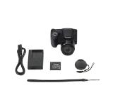 Canon PowerShot SX430 IS, Black + Transcend 32GB microSD UHS-I U1 (with adapter)