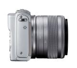 Canon EOS M100, grey + EF-M 15-45mm f/3.5-6.3 IS STM + Canon battery pack LP-E12 for EOS-M