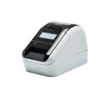 Brother QL-820NW Label printer + Brother TZe-S251 Tape Black on White, Strong Adhesive, 24mm, 8 m - Eco
