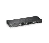 ZyXEL GS1920-24v2, 28 Port Smart Managed Switch 24x Gigabit Copper and 4x Gigabit dual pers., hybird mode, standalone or NebulaFlex Cloud