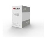 HikVision network cable CAT 5e, CCA 0.5 mm, CPR certified, Ethernet signal to 85 m, box 305 m, Grey