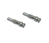 HikVision CV-7088, Set 2 pcs BNC connector with screw / solder and spring guard