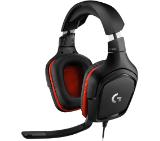 Logitech G332 Headset, 50 mm Drivers, Microphone, Leather Ear Cushions, PC, Nintendo Switch, PS4, Xbox One, Black