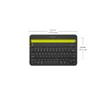 Logitech Bluetooth Multi-Device Keyboard K480, Black - Second Hand