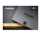 Samsung SSD 860 QVO 2TB, Int. 2.5", SATA III, V-NAND 4bit MLC, MJX Controller, 2 GB DDR4 SDRAM, Read 550 MB/s Write 520 MB/s