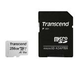 Transcend 256GB microSD w/ adapter UHS-I U3 A1