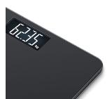 Beurer PS 240 personal bathroom scale; rubber-coated standing surface; 180 kg / 50 g