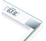 Beurer GS 14 glass bathroom scale; 150 kg / 100 g