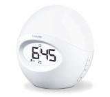 Beurer WL 32 wake up light, LED mood light with colour change, radio or alarm, Aux input, 15 Lux